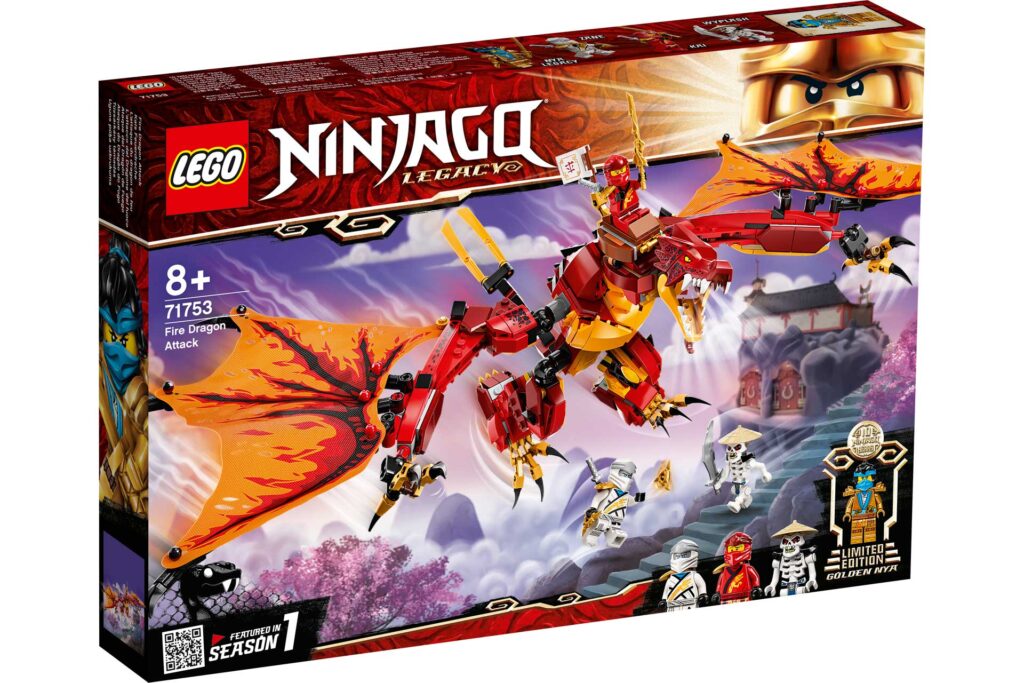 LEGO 71753 NINJAGO Vuurdraak aanval