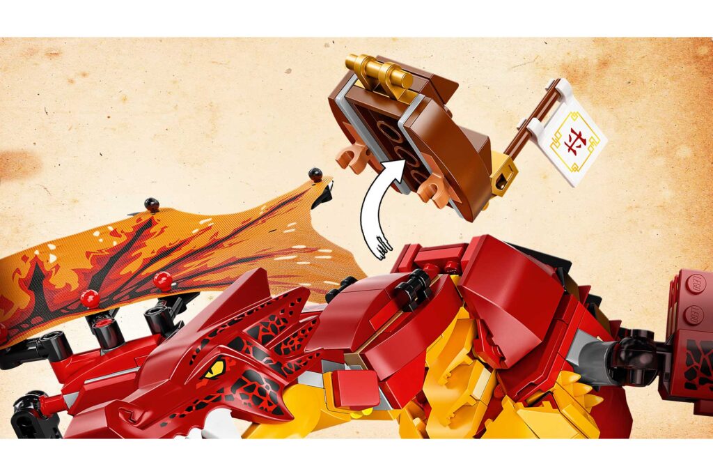 LEGO 71753 NINJAGO Vuurdraak aanval - Afbeelding 3