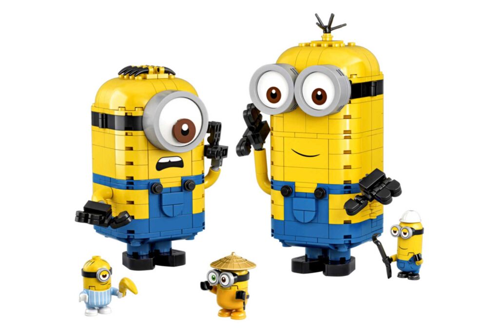 LEGO 75551 Minions Rise of Gru Minions-figuren van stenen en hun schuilplaats - Afbeelding 2