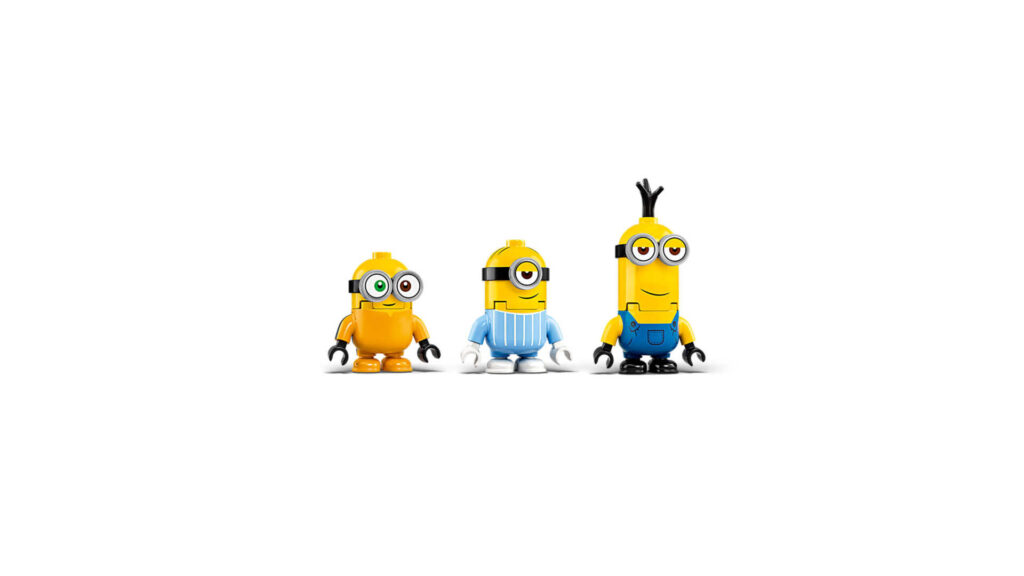 LEGO 75551 Minions Rise of Gru Minions-figuren van stenen en hun schuilplaats - Afbeelding 15