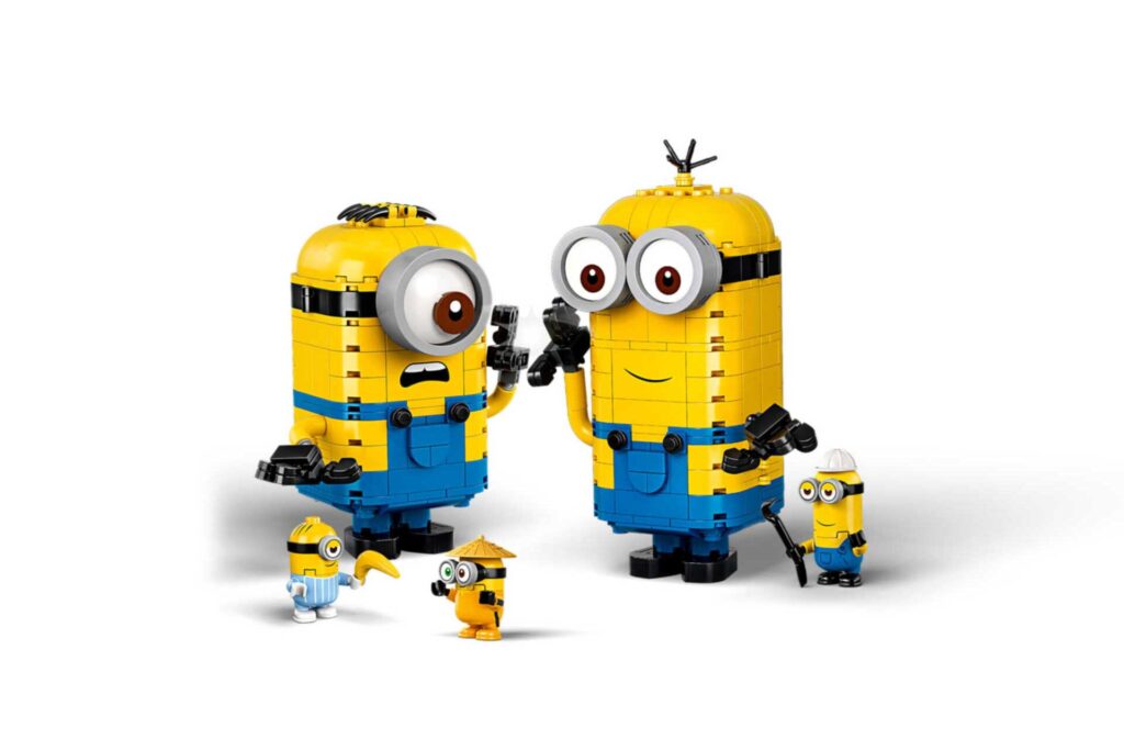 LEGO 75551 Minions Rise of Gru Minions-figuren van stenen en hun schuilplaats - Afbeelding 16