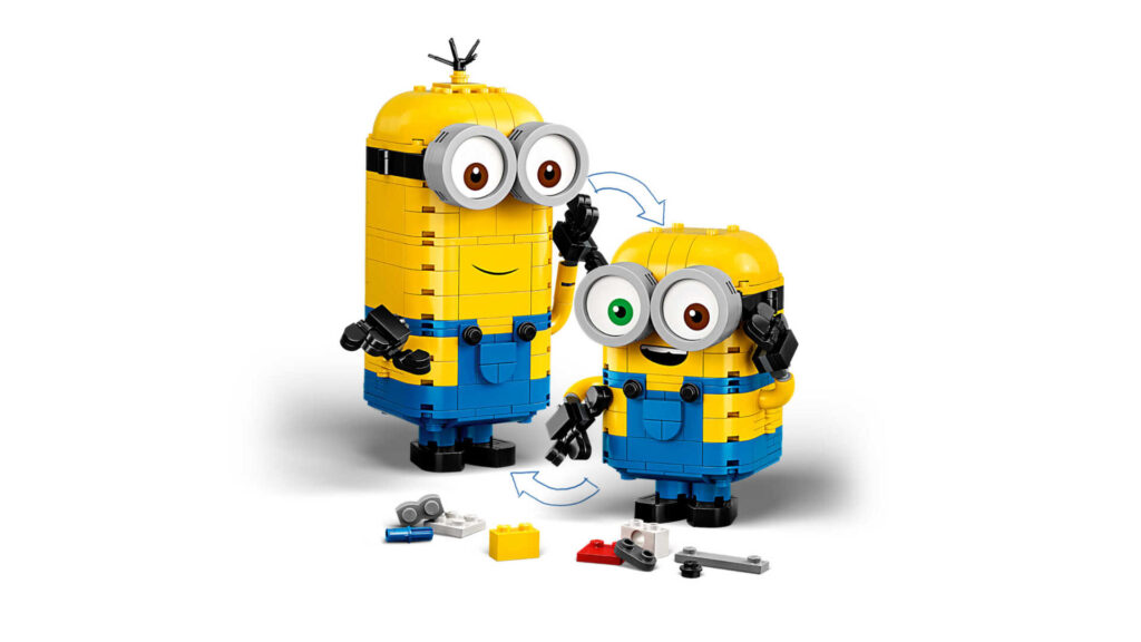 LEGO 75551 Minions Rise of Gru Minions-figuren van stenen en hun schuilplaats - Afbeelding 18