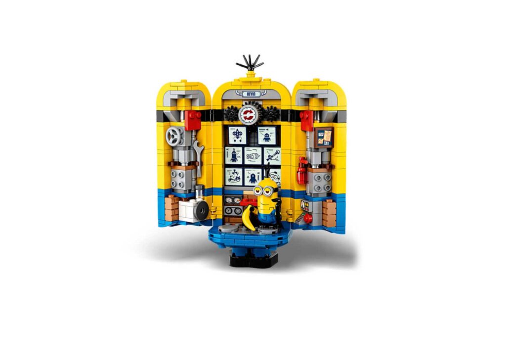 LEGO 75551 Minions Rise of Gru Minions-figuren van stenen en hun schuilplaats - Afbeelding 19