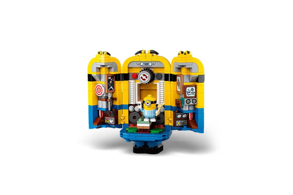 LEGO 75551 Minions Rise of Gru Minions-figuren van stenen en hun schuilplaats - Afbeelding 20