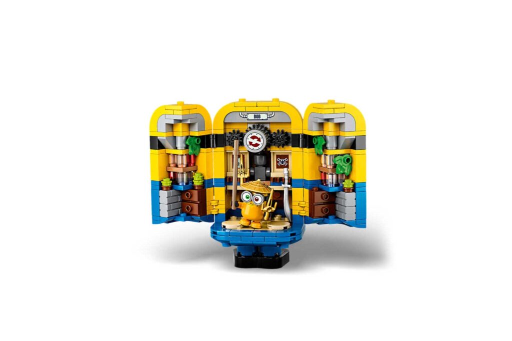 LEGO 75551 Minions Rise of Gru Minions-figuren van stenen en hun schuilplaats - Afbeelding 21