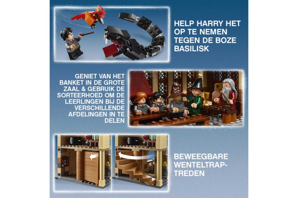 LEGO 75954 Harry Potter De Grote Zaal van Zweinstein - Afbeelding 4