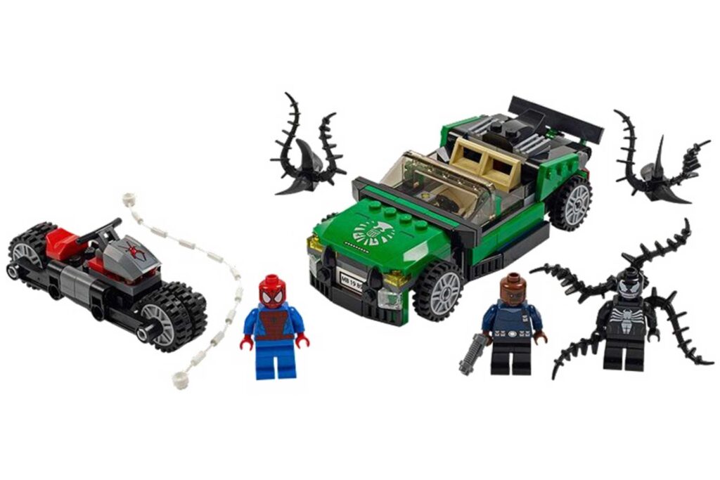 LEGO 76004 Marvel Super Heroes Spider-Cycle Chase - Afbeelding 2