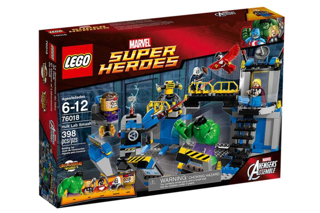 LEGO 76018 Marvel Super Heroes Avengers Hulk Lab Smash