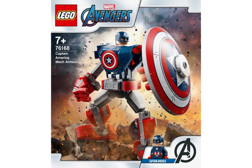 LEGO 76168 Captain America mechapantser - Afbeelding 3