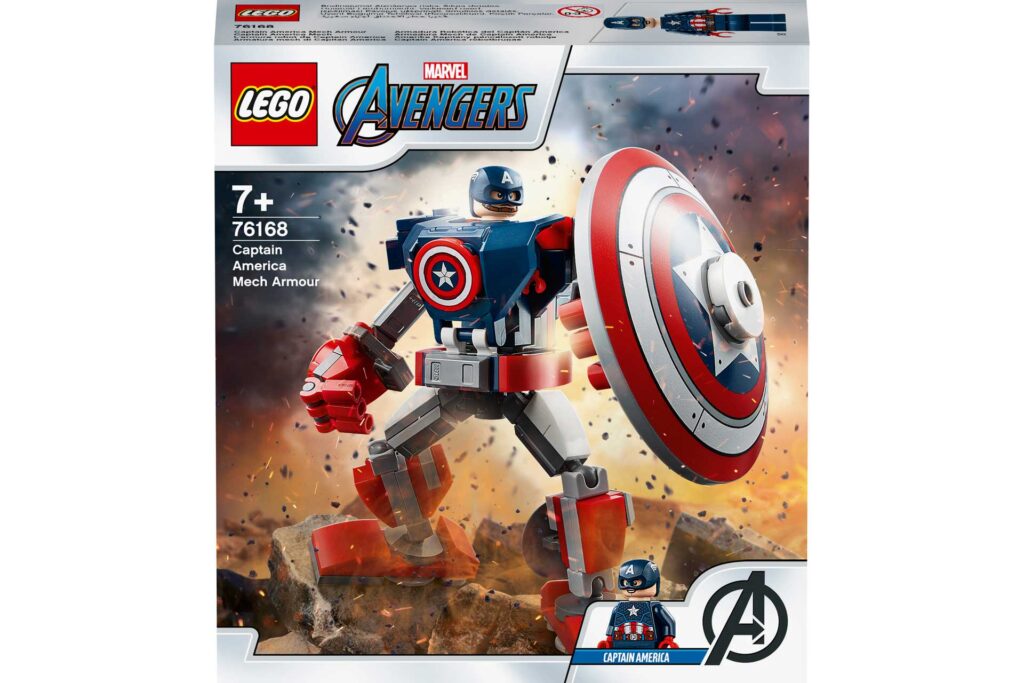 LEGO 76168 Captain America mechapantser - Afbeelding 4