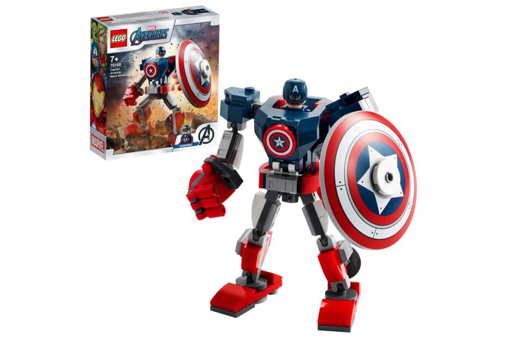 LEGO 76168 Captain America mechapantser - Afbeelding 7