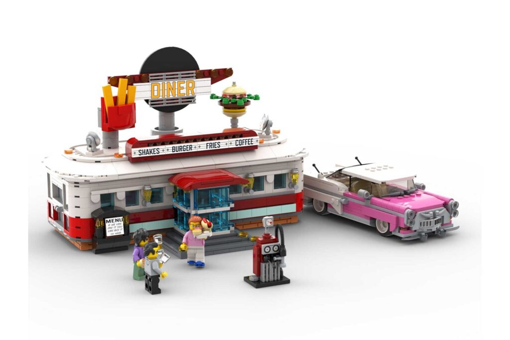 LEGO 910011 Bricklink 1950's Diner - Afbeelding 3