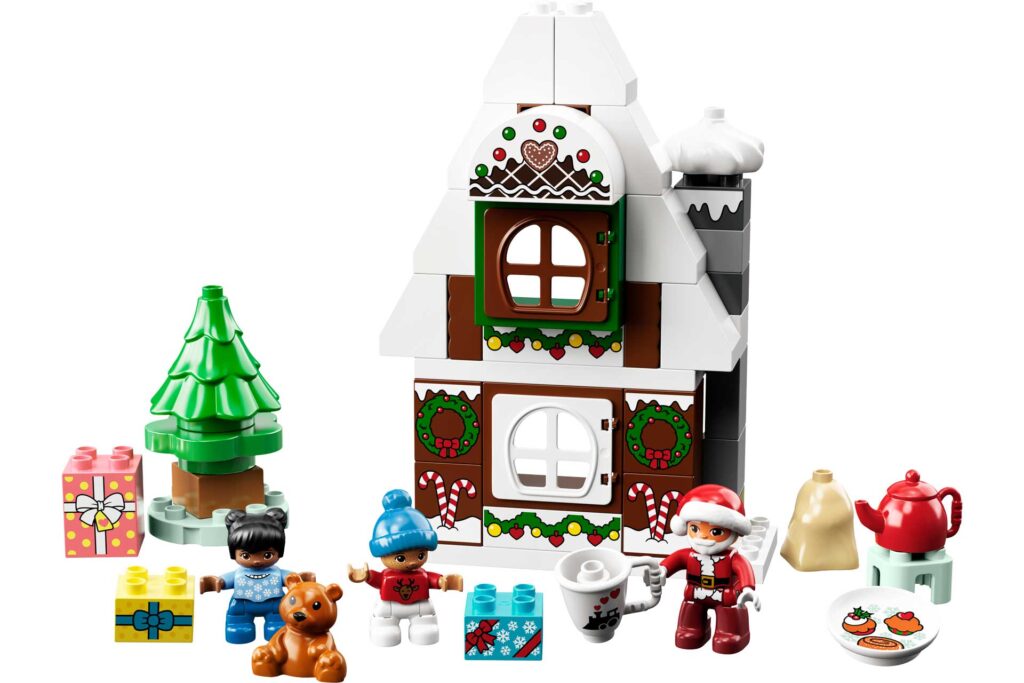 LEGO 10976 DUPLO Peperkoekhuis van de Kerstman - Afbeelding 2