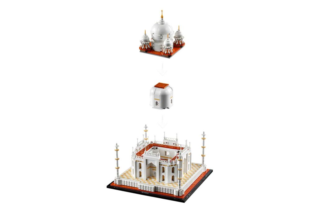 LEGO 21056 Architecture Taj Mahal Gebruikte Set - Afbeelding 2