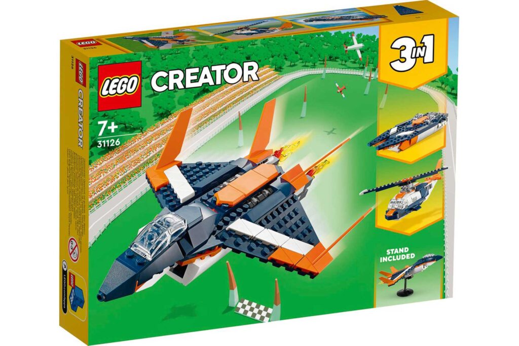 LEGO 31126 Creator 3-in-1 Supersonisch Straalvliegtuig - Afbeelding 2