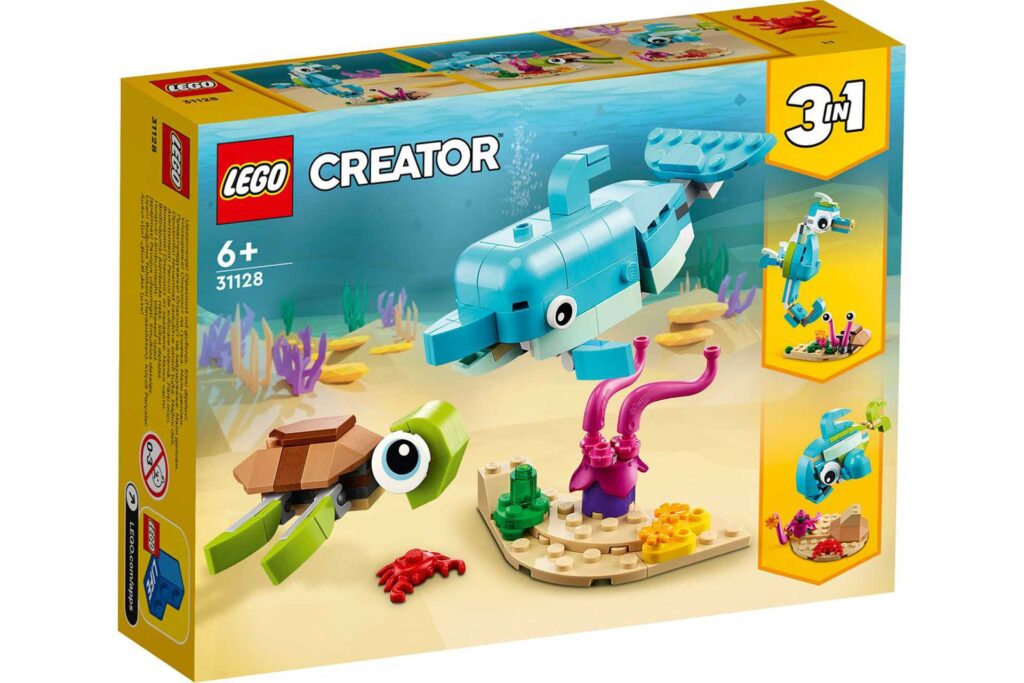 LEGO 31128 Creator 3-in-1 Dolfijn en schildpad - Afbeelding 3