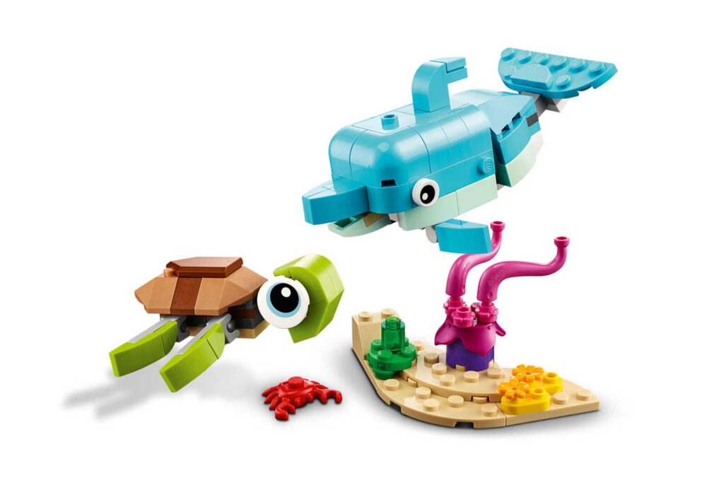 LEGO 31128 Creator 3-in-1 Dolfijn en schildpad - Afbeelding 5