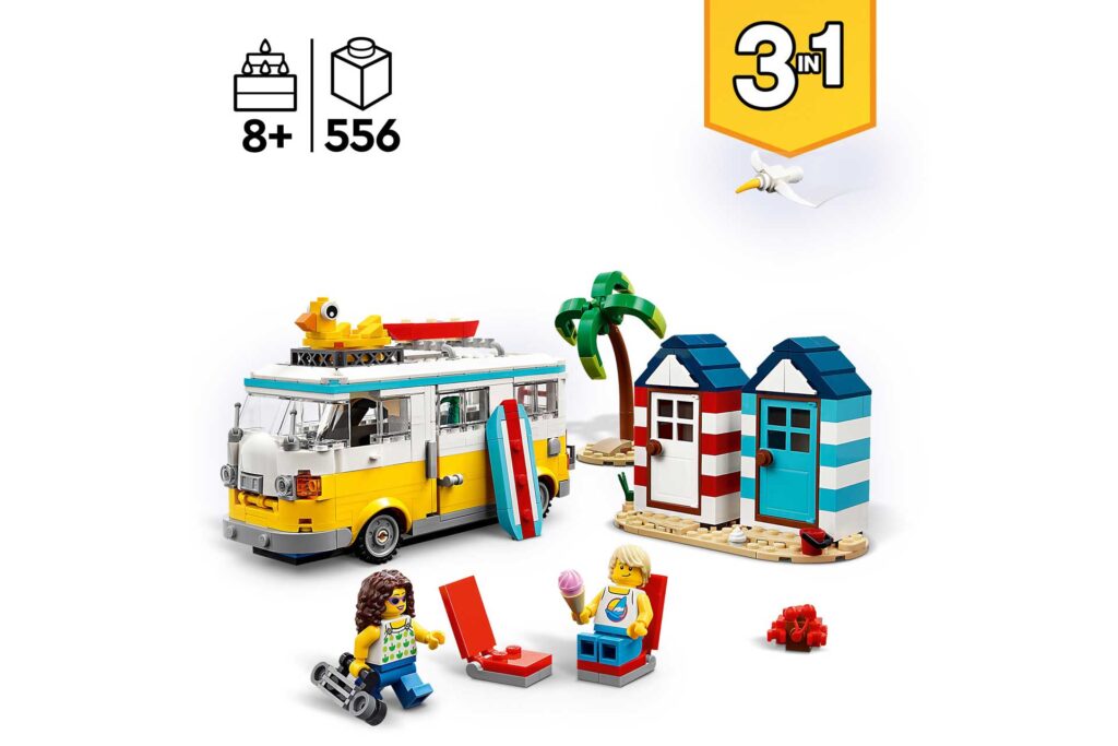 LEGO 31138 Creator 3in1 Strandkampeerbus - Afbeelding 9