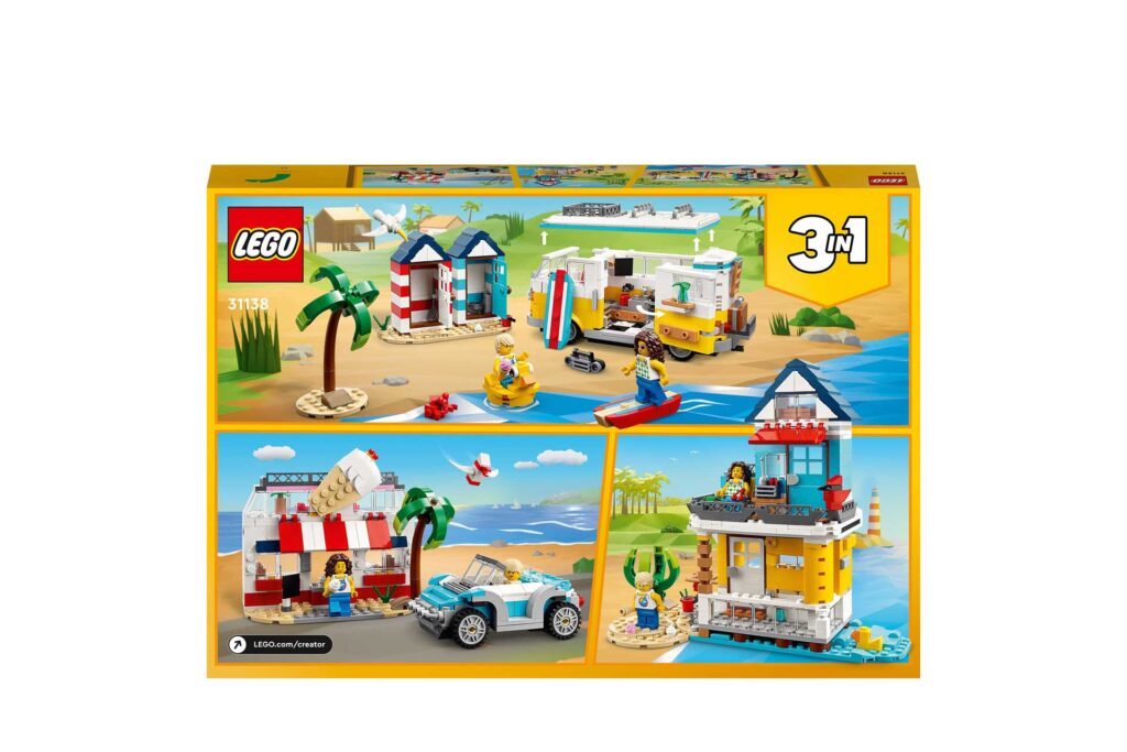 LEGO 31138 Creator 3in1 Strandkampeerbus - Afbeelding 4
