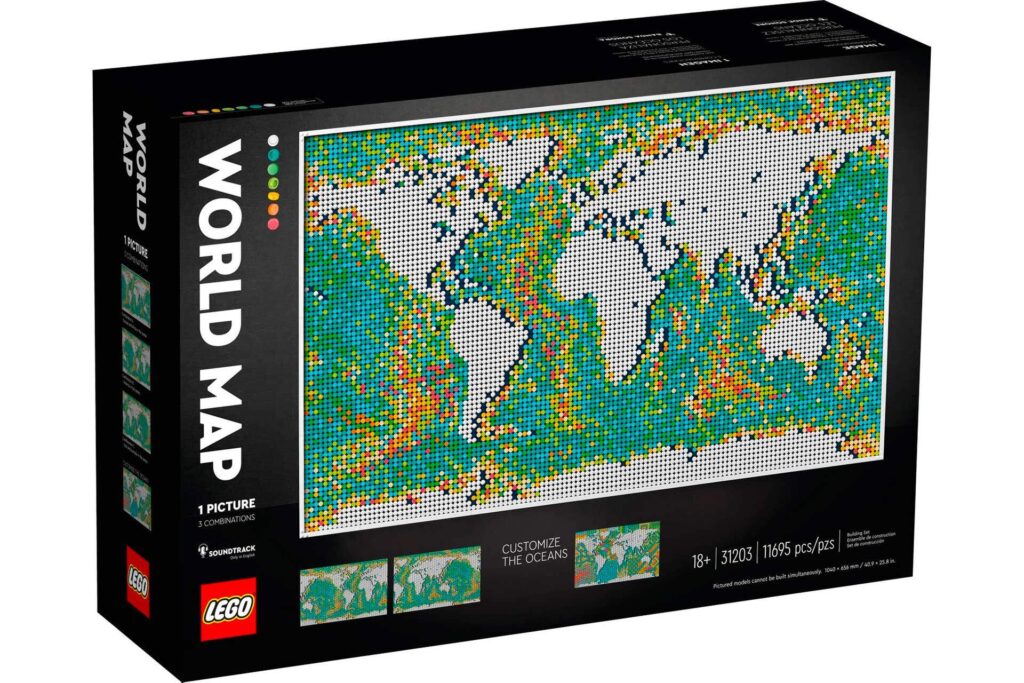 LEGO 31203 ART World Map / Wereldkaart