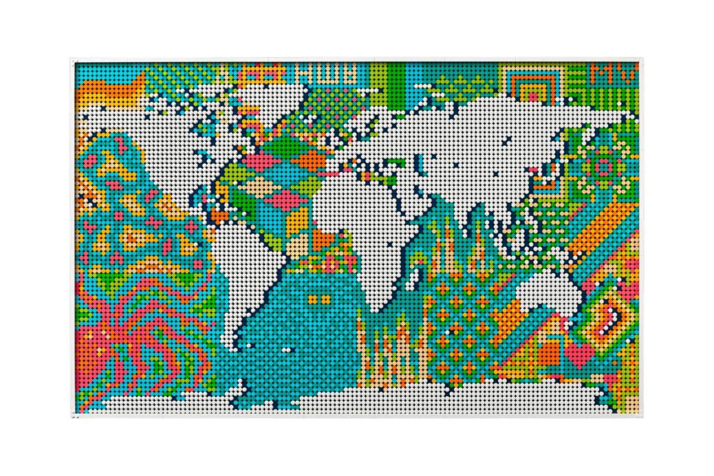 LEGO 31203 ART World Map / Wereldkaart - Afbeelding 4