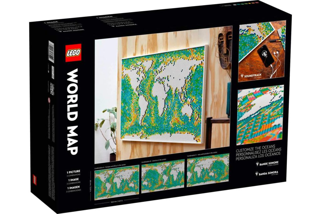 LEGO 31203 ART World Map / Wereldkaart - Afbeelding 2