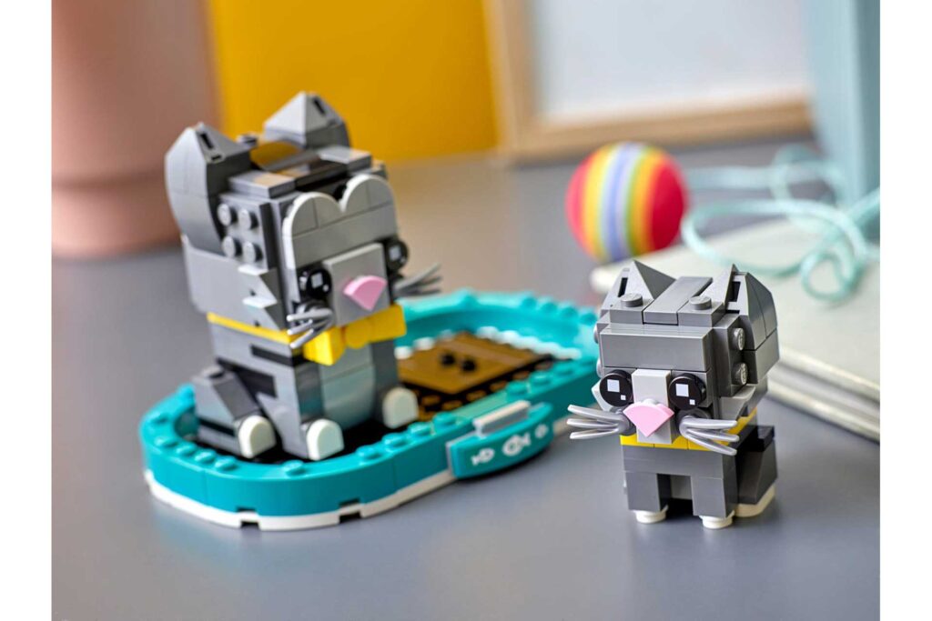 LEGO 40441 - Kortharige kat en kitten - Afbeelding 4