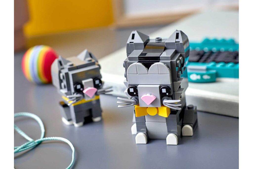 LEGO 40441 - Kortharige kat en kitten - Afbeelding 3