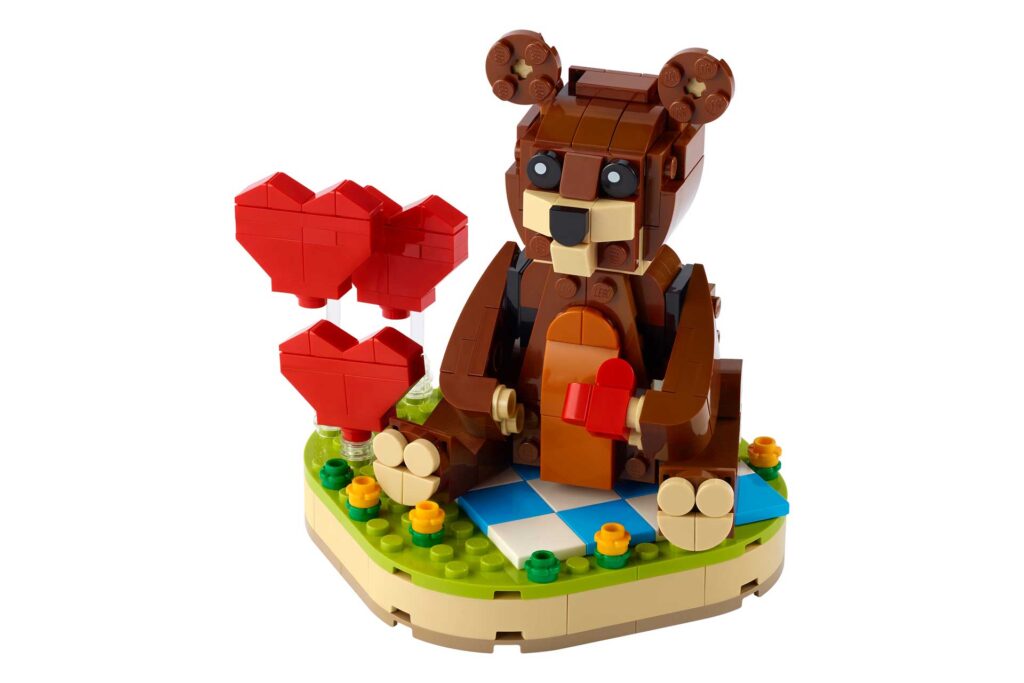 LEGO 40462 Seasonal Bruine valentijnsbeer - Afbeelding 2