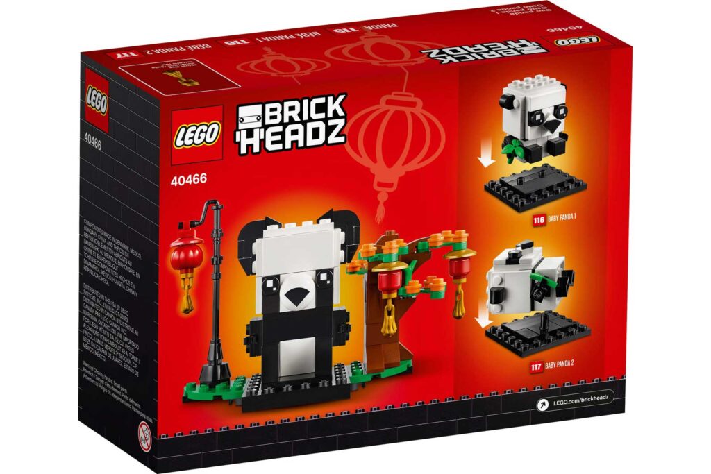 LEGO 40466 Panda's voor Chinees nieuwjaar - Afbeelding 6