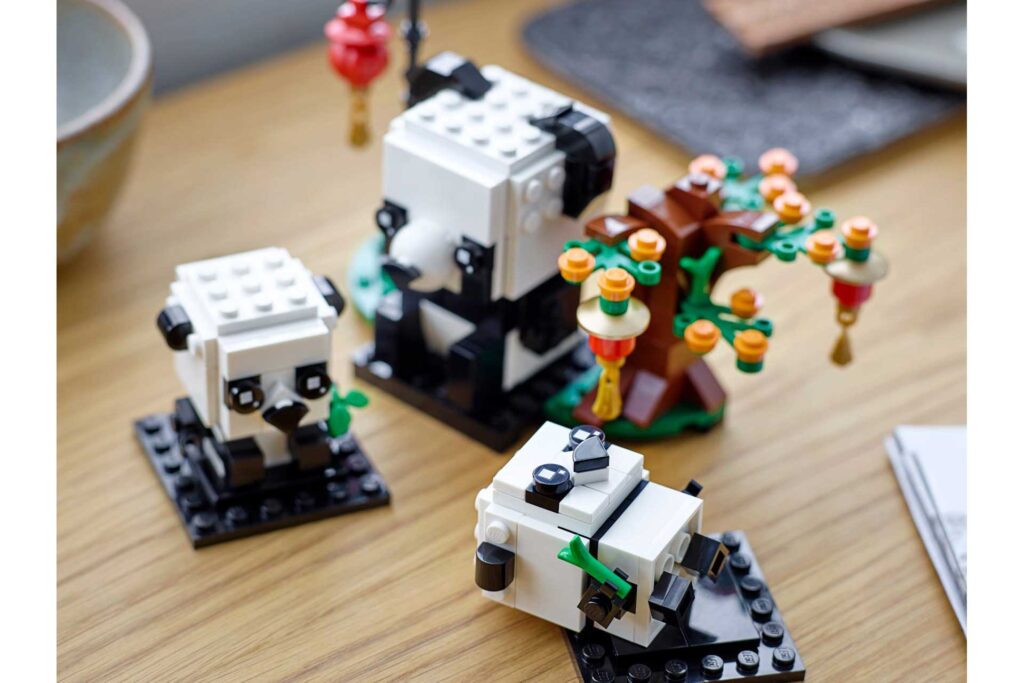 LEGO 40466 Panda's voor Chinees nieuwjaar - Afbeelding 4