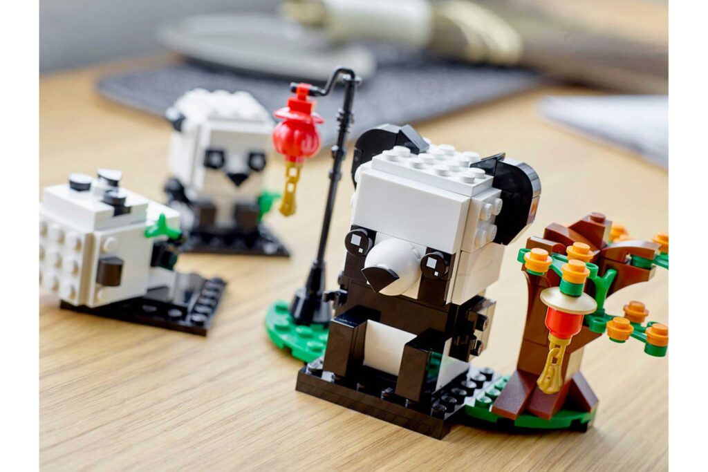 LEGO 40466 Panda's voor Chinees nieuwjaar - Afbeelding 3