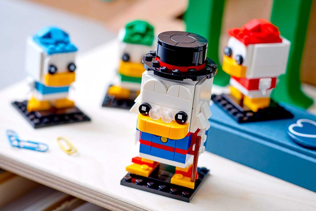 LEGO 40477 BrickHeadz Dagobert Duck, Kwik, Kwek en Kwak - Afbeelding 4