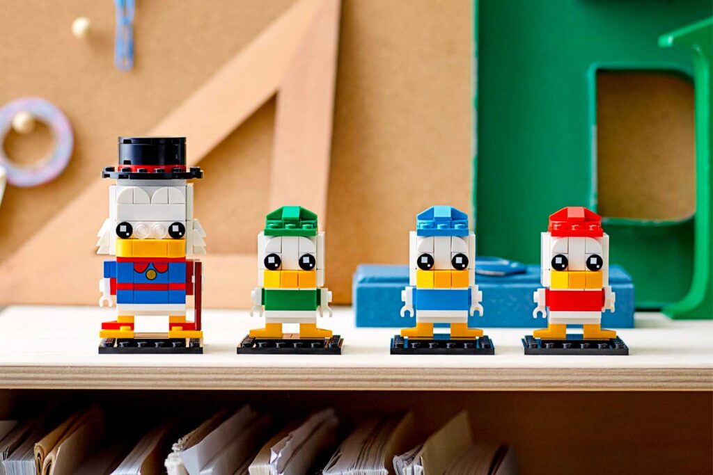 LEGO 40477 BrickHeadz Dagobert Duck, Kwik, Kwek en Kwak - Afbeelding 3