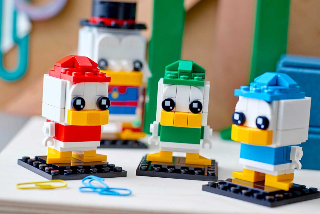 LEGO 40477 BrickHeadz Dagobert Duck, Kwik, Kwek en Kwak - Afbeelding 2