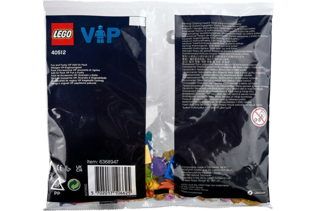 LEGO 40512 VIP Leuk en grappig VIP-uitbreidingspakket polybag - Afbeelding 3