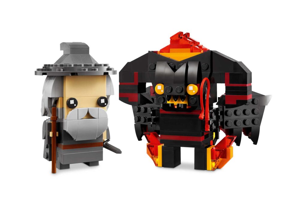 LEGO 40631 Brickheadz Gandalf & Balrog - Afbeelding 2