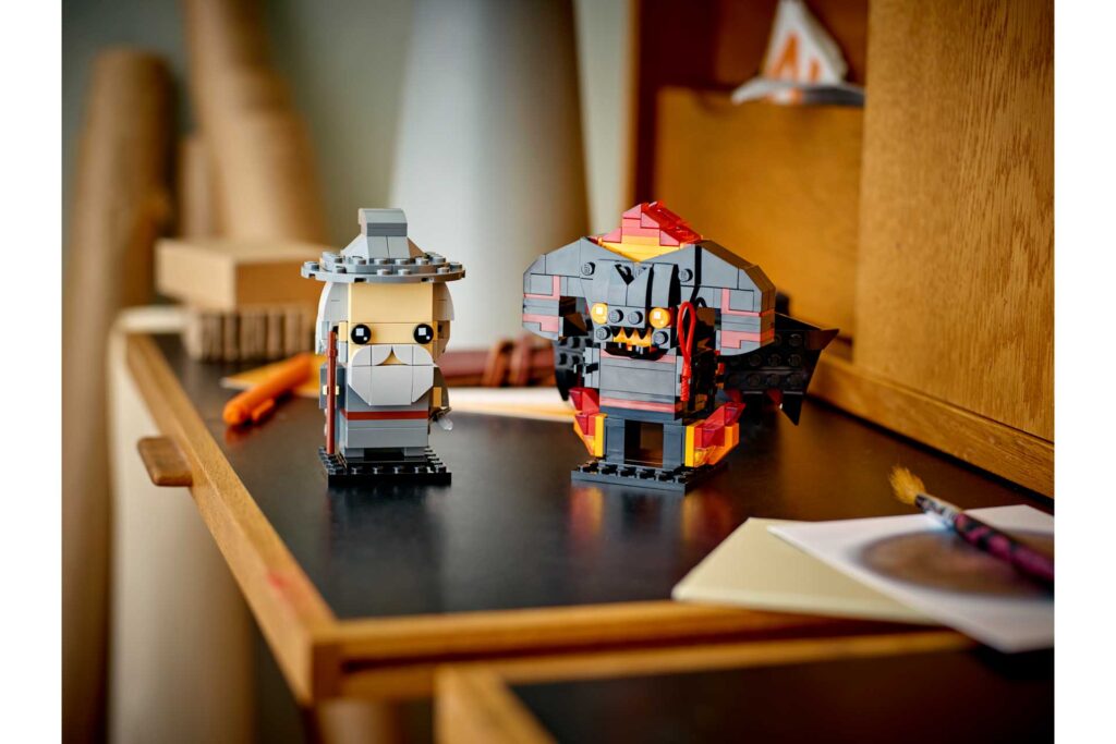 LEGO 40631 Brickheadz Gandalf & Balrog - Afbeelding 4