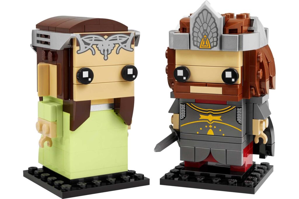 LEGO 40632 Brickheadz Aragorn & Arwen - Afbeelding 2