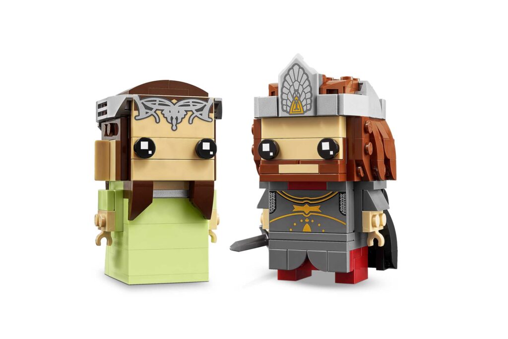 LEGO 40632 Brickheadz Aragorn & Arwen - Afbeelding 3