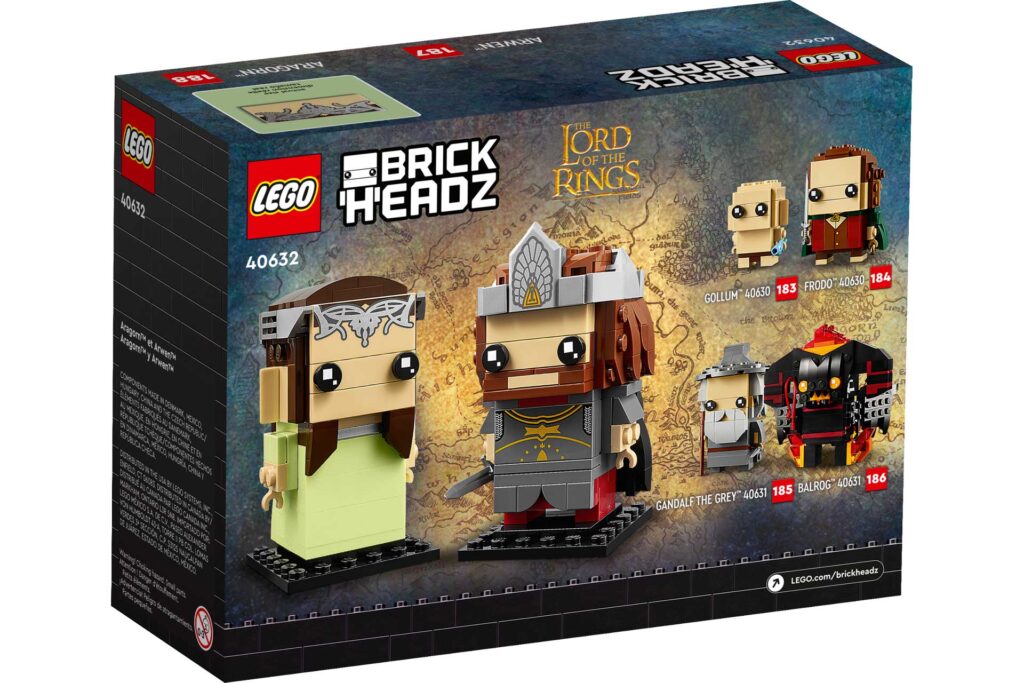 LEGO 40632 Brickheadz Aragorn & Arwen - Afbeelding 4
