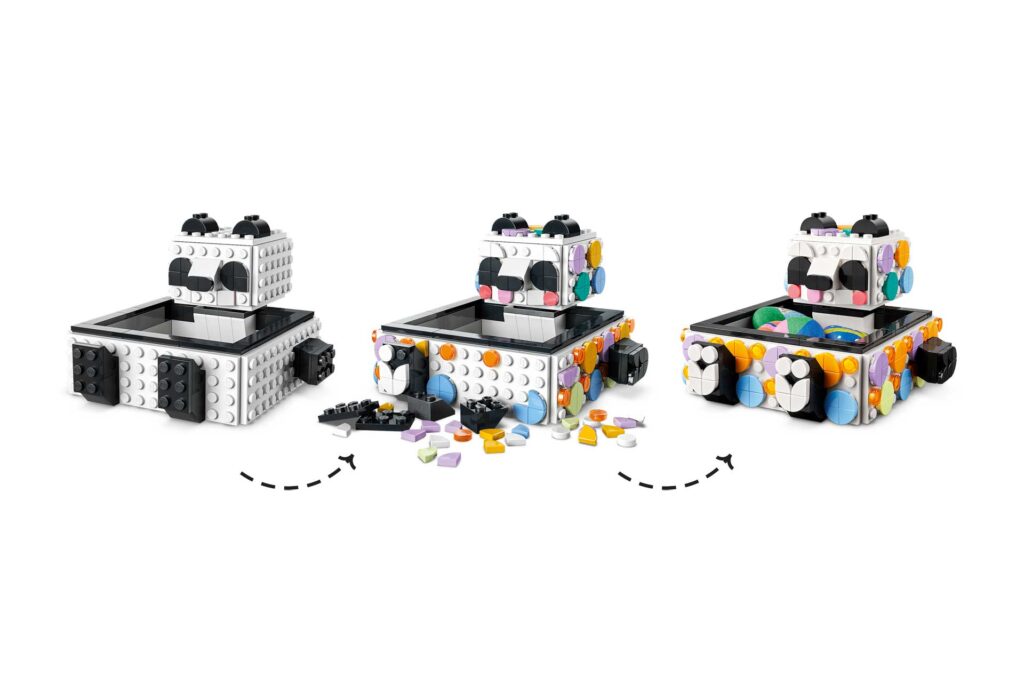 LEGO 41959 Dots Schattig panda bakje - Afbeelding 2