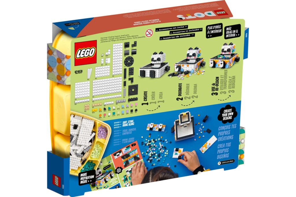 LEGO 41959 Dots Schattig panda bakje - Afbeelding 6