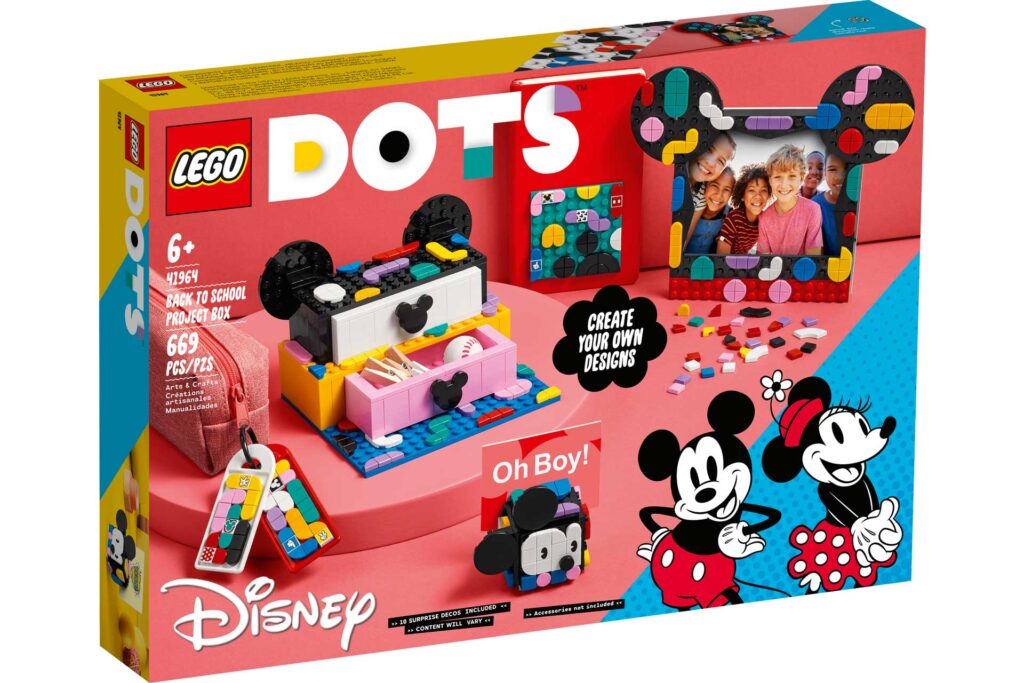 LEGO 41964 Dots Mickey Mouse & Minnie Mouse: Terug naar school