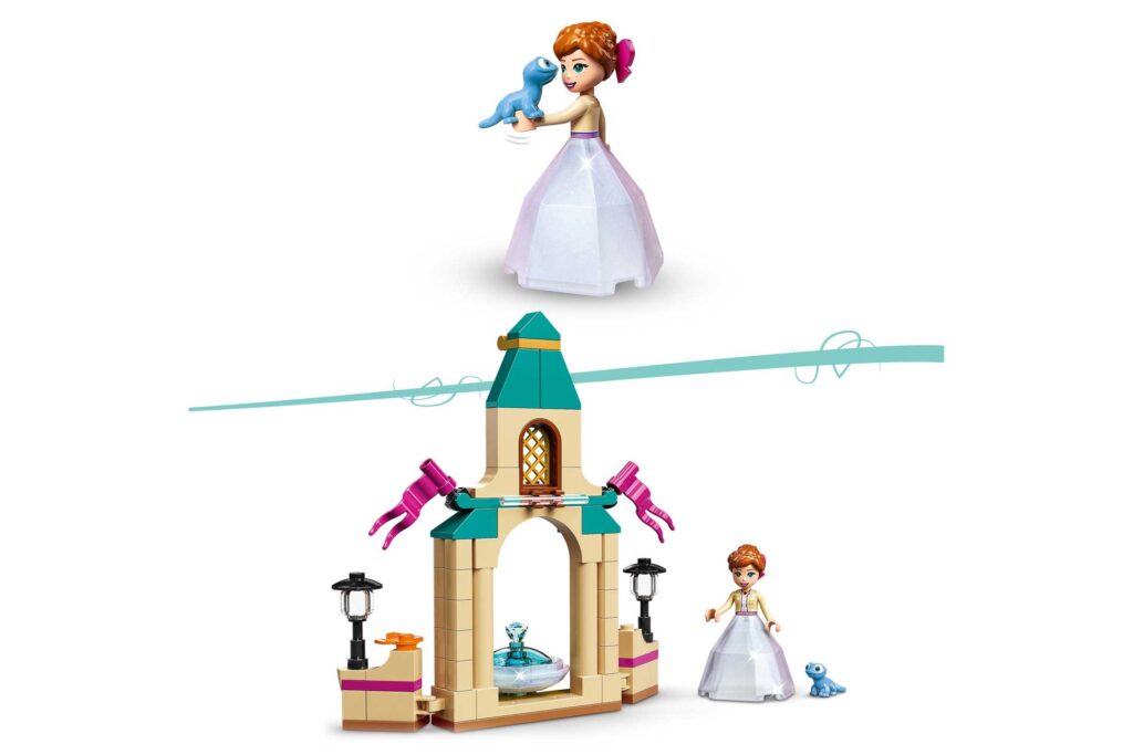 LEGO 43198 Disney Frozen Binnenplaats van Anna's kasteel - Afbeelding 2