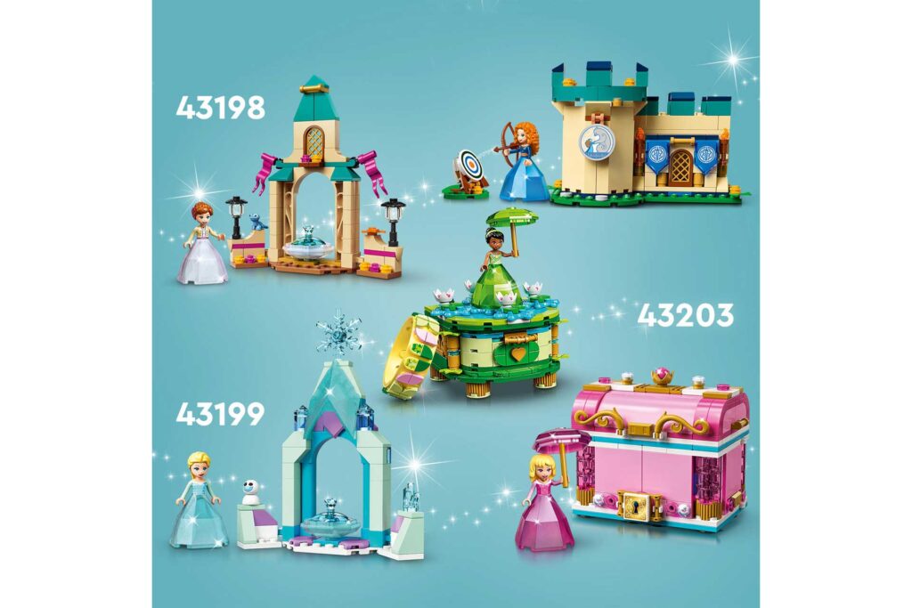 LEGO 43198 Disney Frozen Binnenplaats van Anna's kasteel - Afbeelding 4