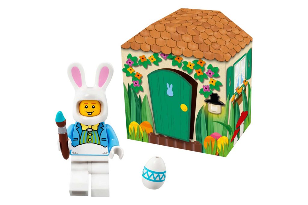 LEGO 5005249 Seasonal Pasen Minifiguur Paashaas met huis