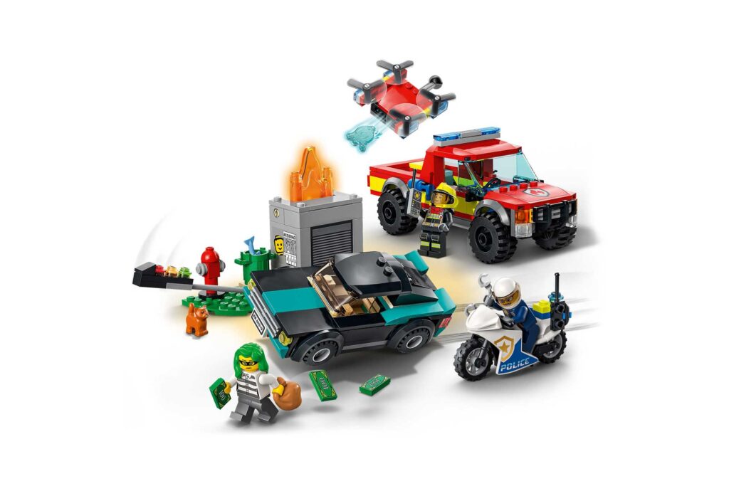 LEGO 60319 City Brandweer & Politie achtervolging - Afbeelding 8