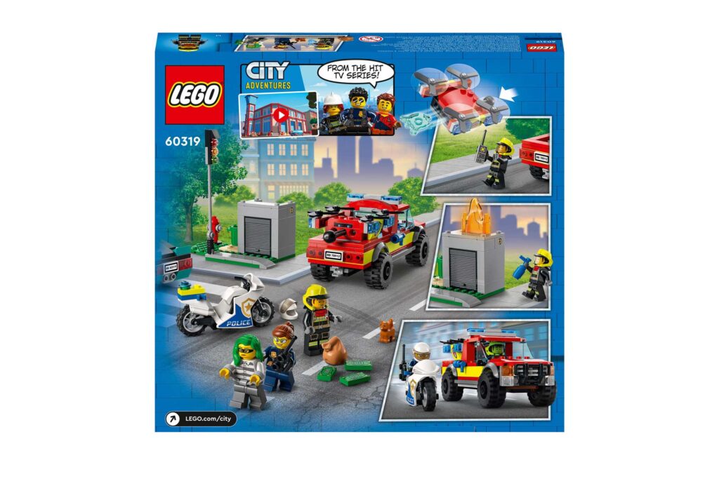 LEGO 60319 City Brandweer & Politie achtervolging - Afbeelding 3