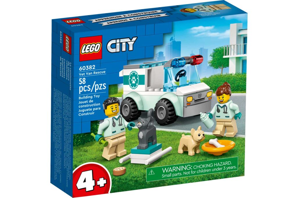 LEGO 60382 City Dierenarts reddingswagen